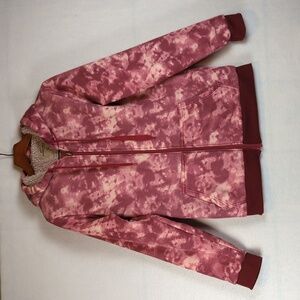 Jackson Hole Outerwear Sherpa Lined Tie Dye Hoodie Jacket XL‎
